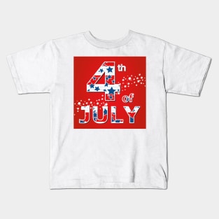 4th July design Kids T-Shirt